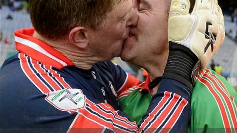 Shane Curran Snogging Frankie Dolan After Brigid's Won The Club Championship