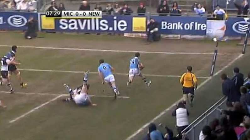 Cracking Team Try From The St. Michael's Vs Newbridge Leinster Schools Cup Semi-Final.