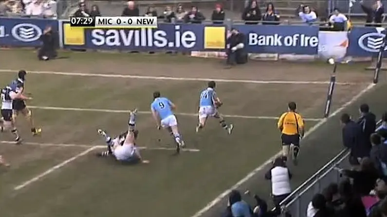 Cracking Team Try From The St. Michael's Vs Newbridge Leinster Schools Cup Semi-Final.