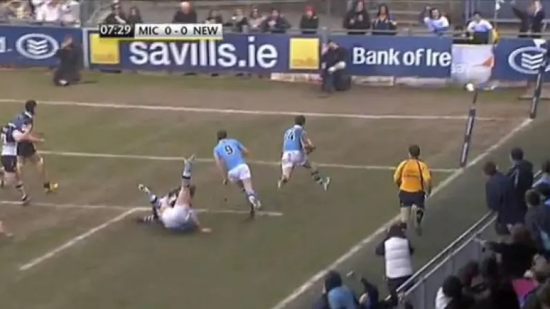 Cracking Team Try From The St. Michael's Vs Newbridge Leinster Schools Cup Semi-Final.