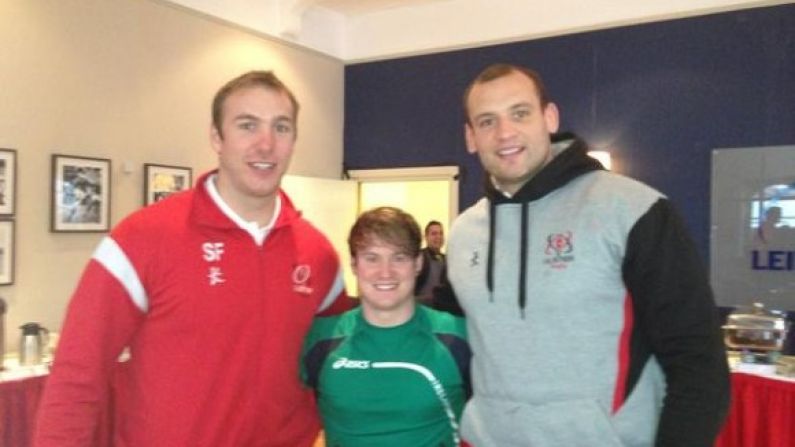 When Irish Rugby Players Pose For Photos With Olympic Gymnasts