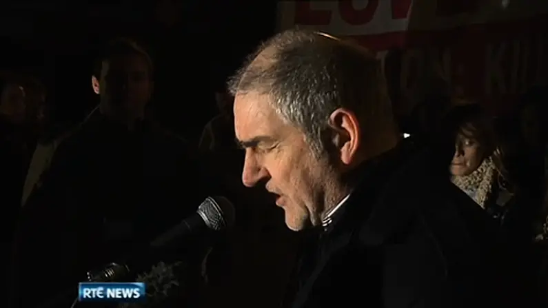 Mickey Harte Spoke At The Rally For Life Tonight