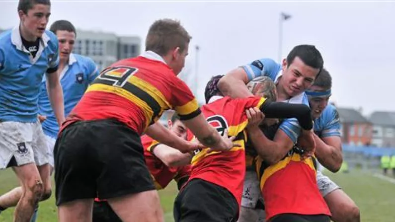 Schools Cup Photo of the Day: Drive For The Tryline