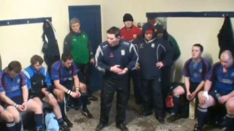 This Fly-On-The-Wall Video From The Westport RFC Dressing Room Features A Whole Lot Of NSFW Language.