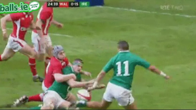 That Simon Zebo Flick Was Just Awesome (GIF).