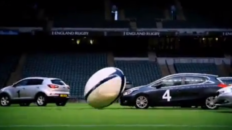 Top Gear Played Car Rugby At Twickenham.