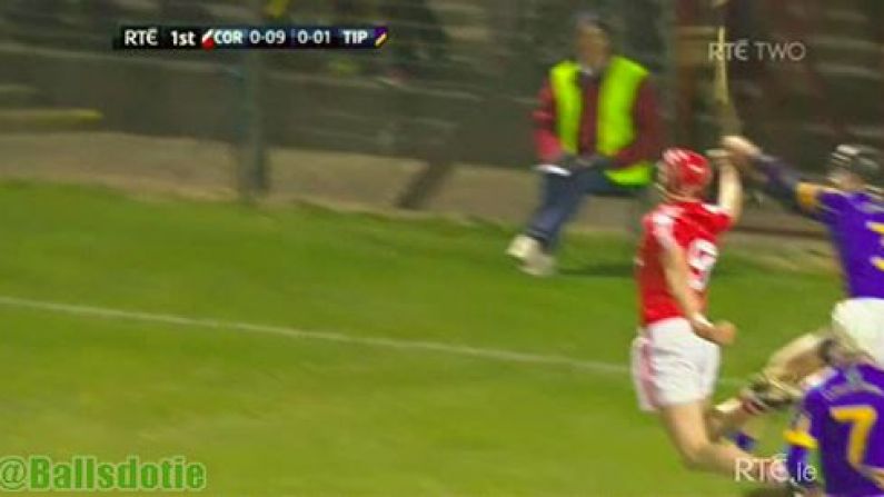 Cork's Lorcán McLoughlin's Brilliant Flicked Point Against Tipperary (GIF).