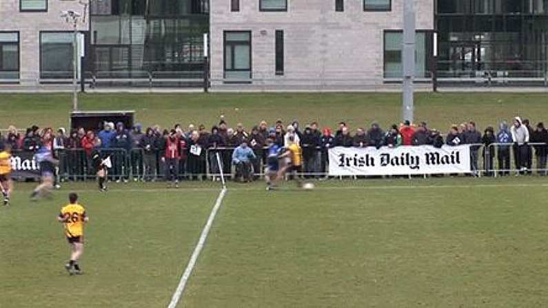 Darran O'Sullivan Deployed His Soccer Skills Against DCU In The Sigerson Cup Semi-Final.