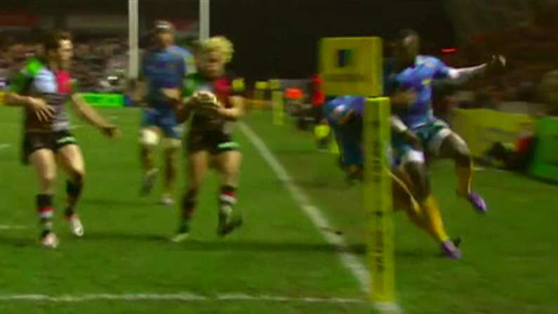 You Probably Don't Want To Completely Miss A Kick 2 Metres From Your Own Try Line.