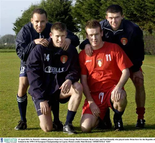 4 members of the team lined out for St Pats in 2003; George, Freeman, Casey and Donnelly - Matt Browne / SPORTSFILE *EDI*