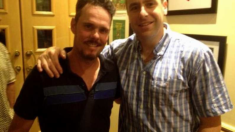 Photo: Darragh O'Se with Johnny 'Drama' Chase From Entourage