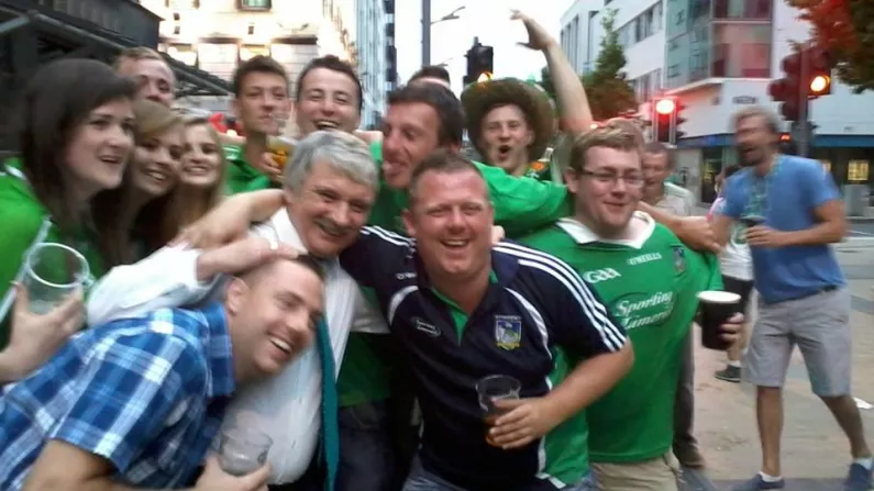 Willie O'Dea Was A Very Happy Limerick Man Yesterday [Photo]