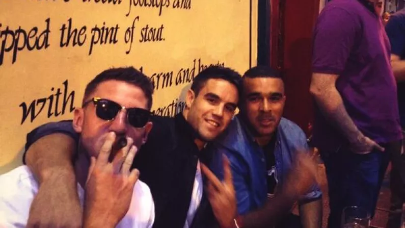 Zebo, Conor Murray And Alex Cuthbert Look Like They Are Having The Craic