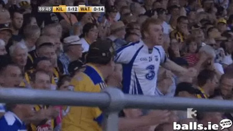 GIF: Waterford Supporter Is Pumped Up
