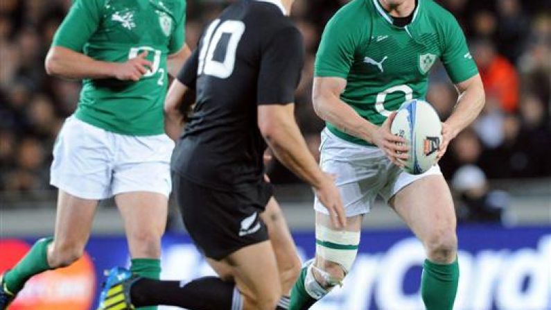 Dan Carter Tips His Hat To The BOD/Kiwi Joke.