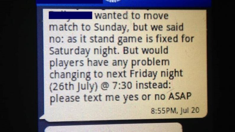 Possibly The Best GAA Manager Text Of The Year?