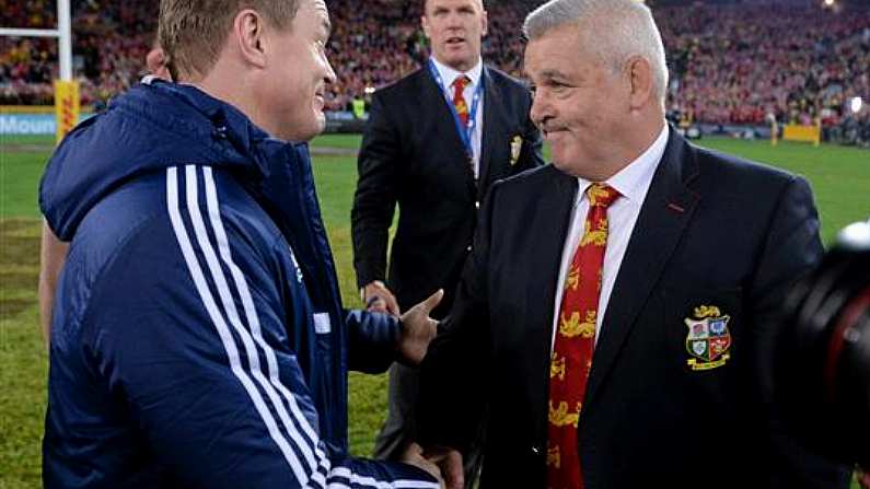 Analyzing The Post Game BOD Gatland Embrace.