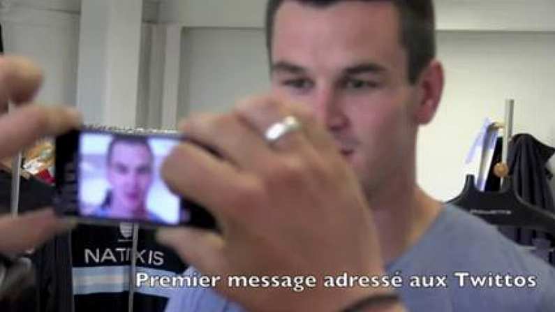 In Videos: Jonny Sexton's First Day At Racing Metro