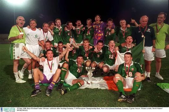 Ireland's 1998 Under 18 European Champions