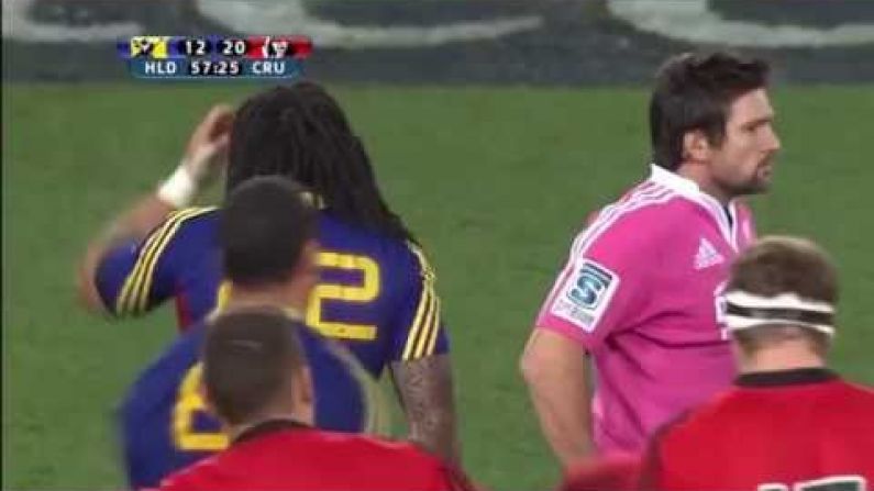 Ma'a Nonu Saw Red At The Weekend For This Brutal 'Tip Tackle'