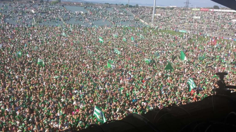 The Throngs Limerick Supporters On The Gaelic Grounds Pitch