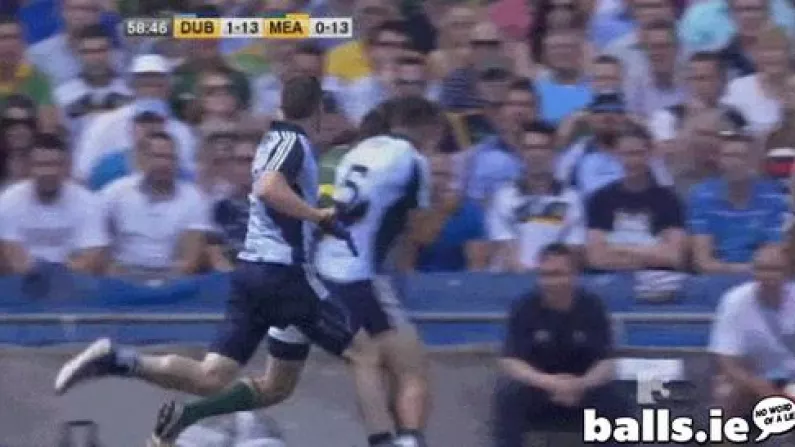 GIF: Massive Hit By James McCarthy On Graham Reilly