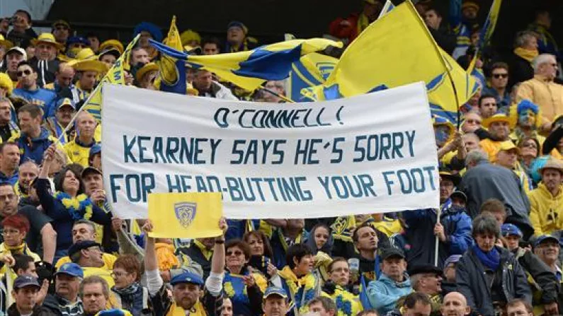 Some Clermont Fans Had A Message For Paul O'Connell About The Dave Kearney Incident
