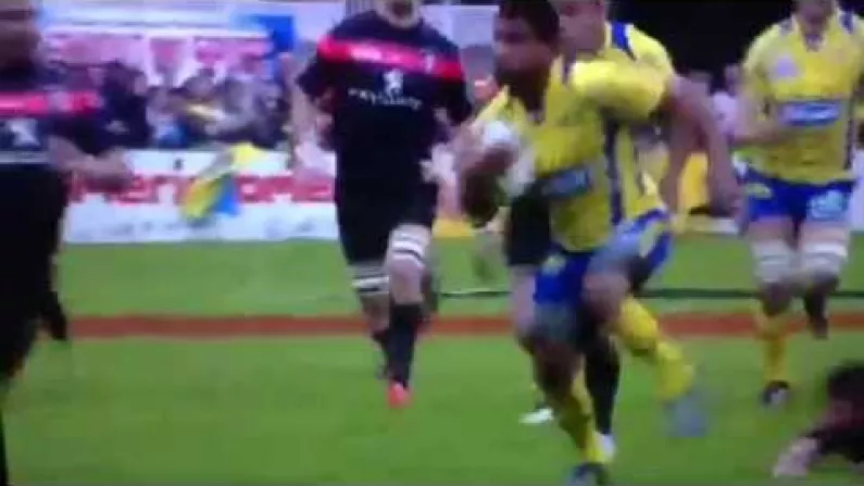 Video: Wesley Fofana With A Ridiculous Try For Clermont.
