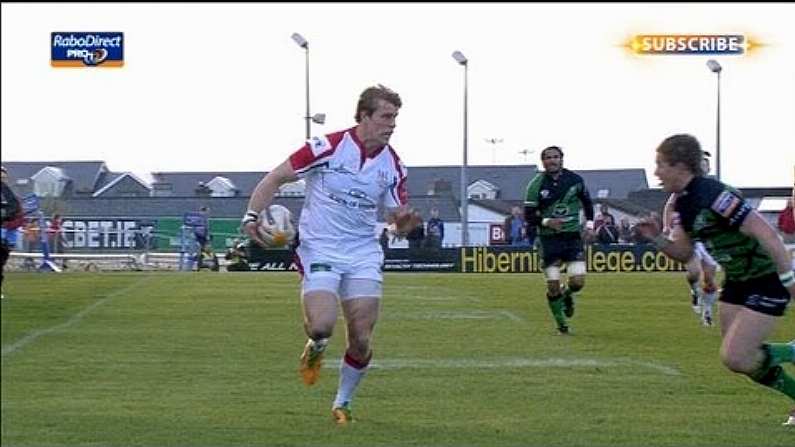 Video: Ruan Pienaar With A Gorgeous Reverse Pass For Ulster Last Night.