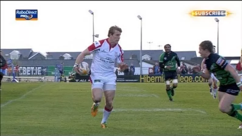 Video: Ruan Pienaar With A Gorgeous Reverse Pass For Ulster Last Night.
