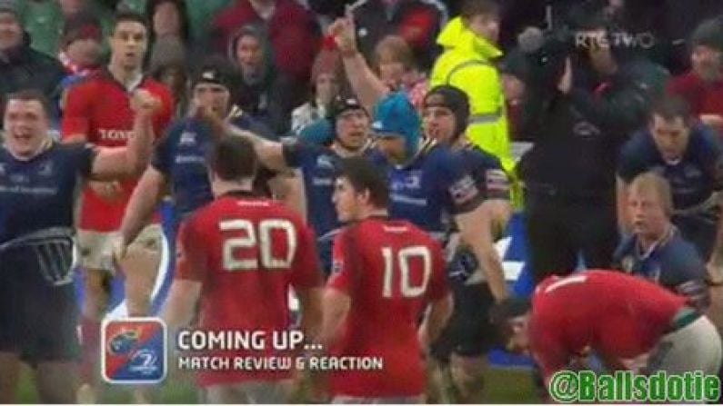 Did Sean O'Brien Copy Paul O'Connell's One Finger In The Air Salute After Victory Over Munster?