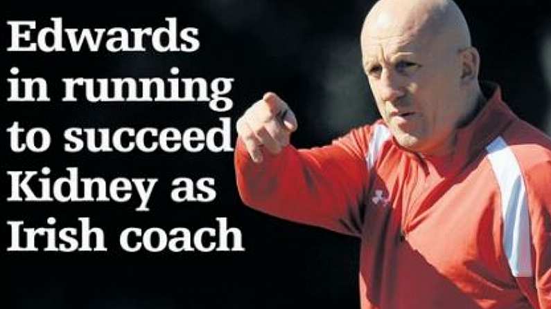 Welsh Newspaper Says Shaun Edwards Is A Candidate For The Ireland Head Coach Job