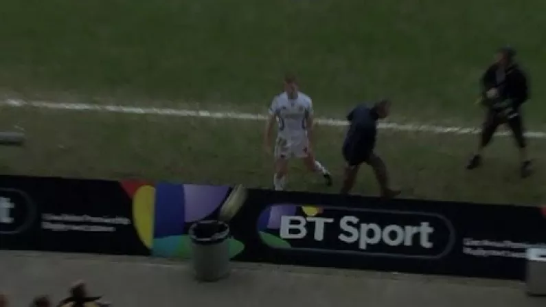 Wasps Player Lands Clearance Right Into A Rubbish Bin