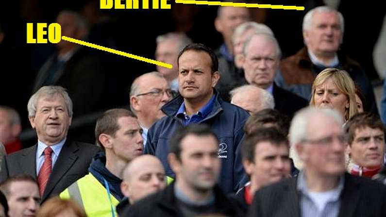 Leo Varadkar's Seats At Croker > Bertie Ahern's Seats At Croker