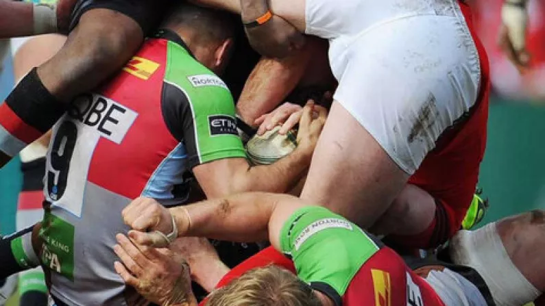 Crazy Photo From The Munster - Harlequins Match