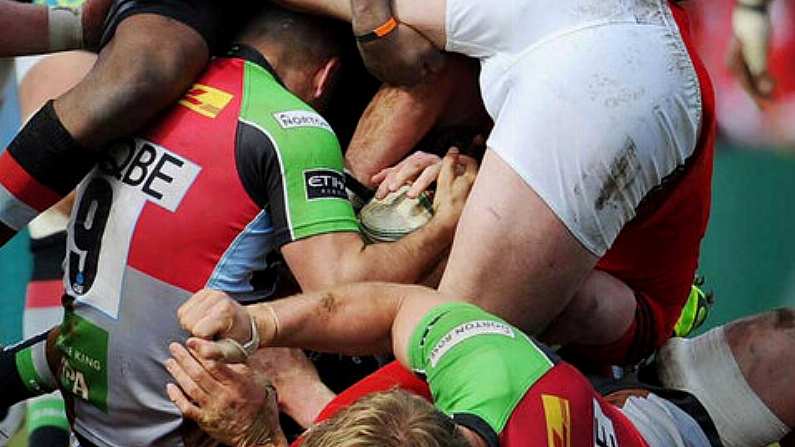 Crazy Photo From The Munster - Harlequins Match