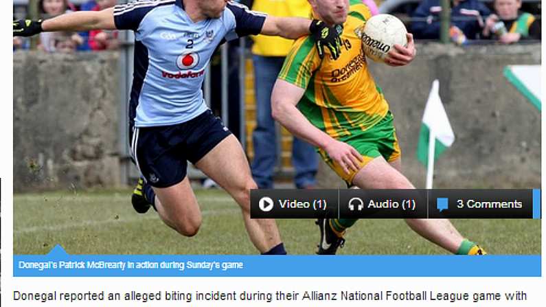 May We Draw Your Attention To A Comment On RTE's Story About The Paddy McBrearty Biting Incident?