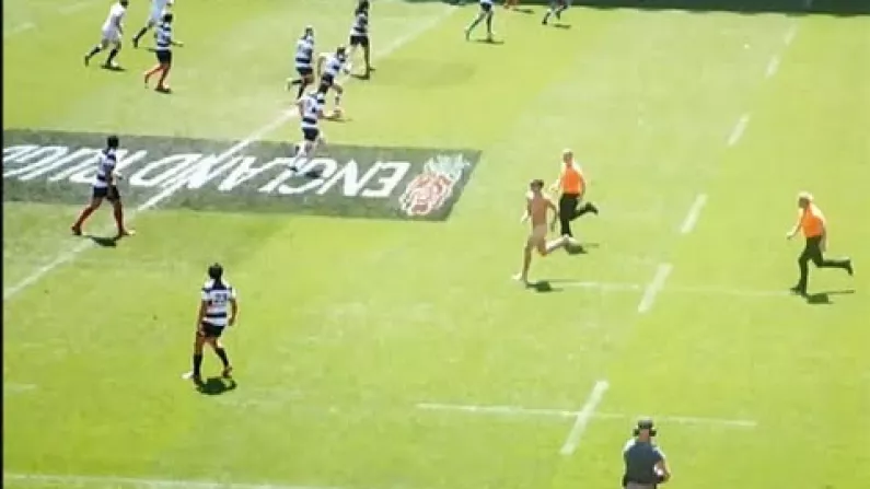 This Streaker Shows Serious Feet To Score A Try At Twickenham