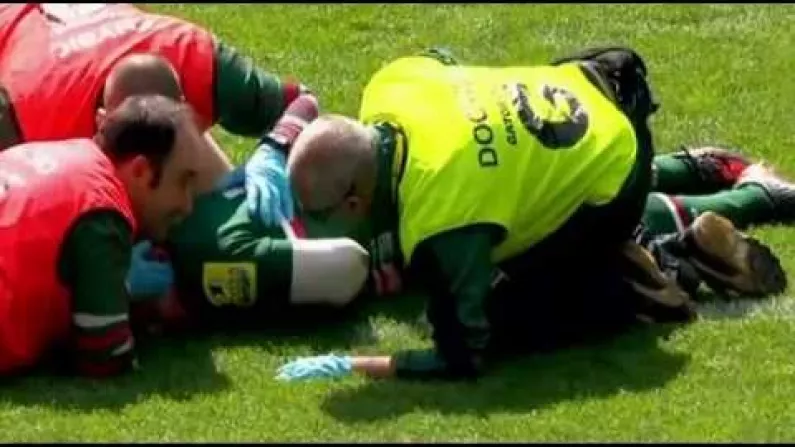 Video: Courtney Lawes With A Crushing (And Illegal) Hit On Toby Flood.