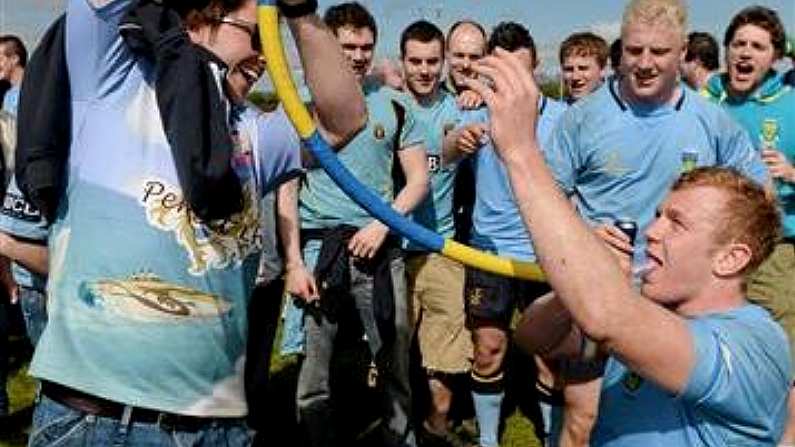 How The UCD Rugby Team Celebrates Victory