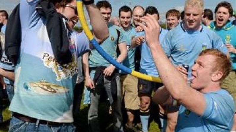 How The UCD Rugby Team Celebrates Victory
