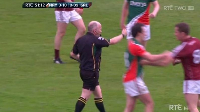 GIFs: Two Galway Players See Red Vs Mayo