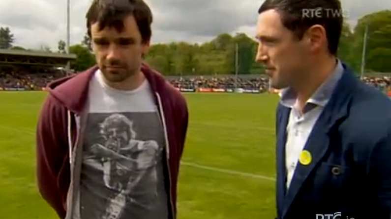 Ricey McMenamin Didn't Dress Up For His TV Appearance Yesterday