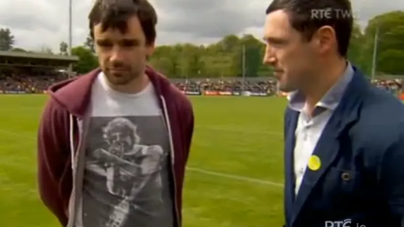 Ricey McMenamin Didn't Dress Up For His TV Appearance Yesterday