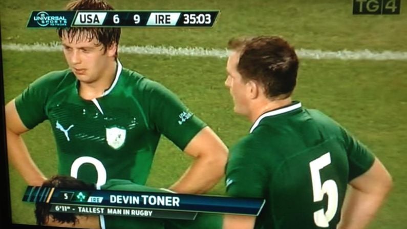 Devin Toner - The Tallest Man In Rugby.