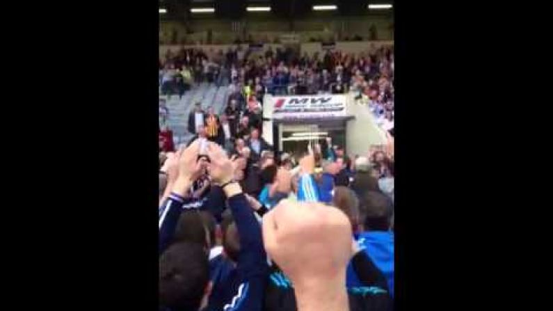 Video: Dublin Fans Celebrating At Full Time Yesterday.