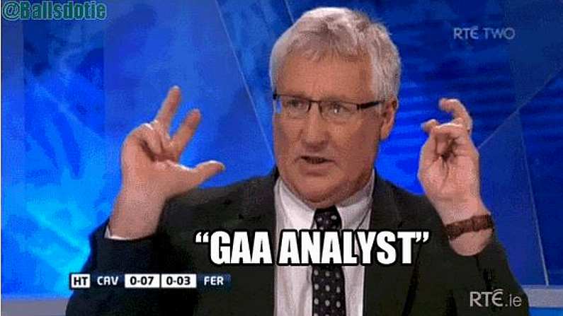 Pat Spillane - "GAA Analyst" (GIF)