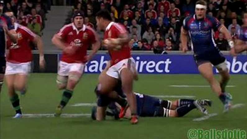 GIF: Brilliant Lions Counter Attacking Try