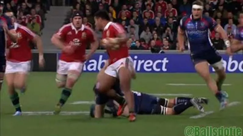 GIF: Brilliant Lions Counter Attacking Try