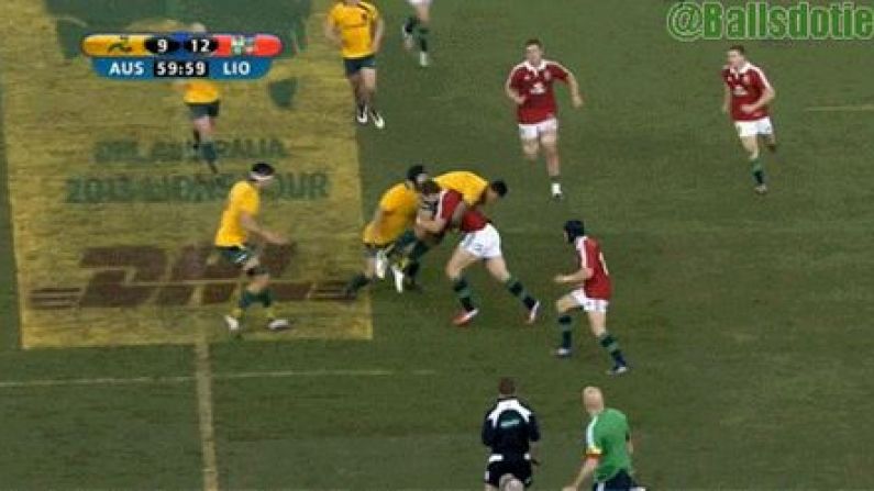 GIFs: George North Picks Up And Carries Israel Folau